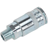 Air Line Coupling BSPT Male Thread 1 4" BSPT Pack 50