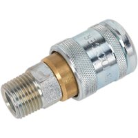 Sealey AC23 PCL100 Coupling Body Male 1/2" BSP Pack of 1 Sealey AC23 PCL100 Coupling Body Male 1/2" BSP Pack of 1