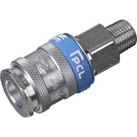 Sealey PCL Air Line Coupling Body Male 1/4" BSP Sealey PCL Air Line Coupling Body Male 1/4" BSP
