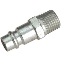 Screwed Air Line Adaptor BSPT Male Thread 1 4" BSPT Pack 2