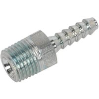Sealey PCL Screwed Tailpiece Male 1/4""BSPT - 3/16"" Hose - Pack of 5 AC38