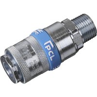Sealey Slim Vertex Air Line Fitting BSPT Male Thread 3/8" BSPT Sealey Slim Vertex Air Line Fitting BSPT Male Thread 3/8" BSPT
