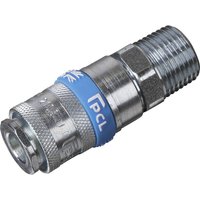 Sealey Slim Vertex Air Line Fitting BSPT Male Thread 1/2" BSPT Sealey Slim Vertex Air Line Fitting BSPT Male Thread 1/2" BSPT