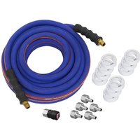 Sealey AHK05 Heavy Duty High Flow Air Hose and Couplings Kit 13mm 15m Sealey AHK05 Heavy Duty High Flow Air Hose and Couplings Kit 13mm 15m