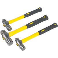 Sealey AK2031 3 Piece Ball Pein Hammer Set Sealey AK2031 3 Piece Ball Pein Hammer Set