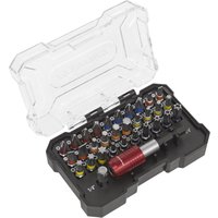 Sealey 32 Piece Colour Coded Screwdriver Bit Set Sealey 32 Piece Colour Coded Screwdriver Bit Set