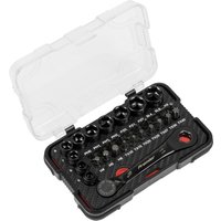 Sealey Premier 31 Piece 1/4" Drive Low Profile Socket and Bit Set 1/4" Sealey Premier 31 Piece 1/4" Drive Low Profile Socket and Bit Set 1/4"