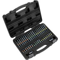 Sealey 42 Piece 3/8" and 1/2" Drive Impact Socket Bit Set Combination Sealey 42 Piece 3/8" and 1/2" Drive Impact Socket Bit Set Combination