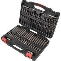 74 Piece Security Torx Hex Ribe Spline Socket Bit Set