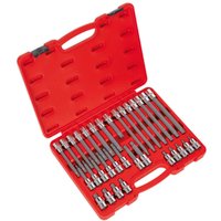 Sealey 32 Piece 1/2" Drive Ribe Socket Bit Set 1/2" Sealey 32 Piece 1/2" Drive Ribe Socket Bit Set 1/2"