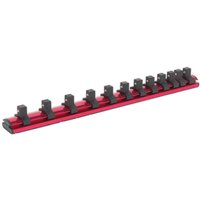 Sealey 3/8" Drive Magnetic Socket Retaining Rail 12 Clips 3/8" Sealey 3/8" Drive Magnetic Socket Retaining Rail 12 Clips 3/8"