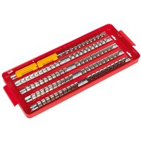 Sealey AK272 Empty Socket Rail Tray 1/4", 3/8" and 1/2" Drive Combination Sealey AK272 Empty Socket Rail Tray 1/4", 3/8" and 1/2" Drive Combination