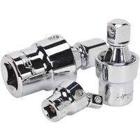 Sealey 3 Piece Universal Joint Set Sealey 3 Piece Universal Joint Set