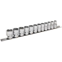 Sealey 12 Piece 3/8" Drive Lock On Hexagon Socket Set 3/8" Sealey 12 Piece 3/8" Drive Lock On Hexagon Socket Set 3/8"