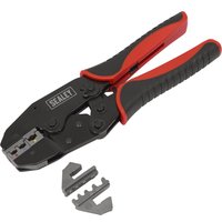 Sealey AK3857 Interchangeable Jaw Ratchet Crimping Tool Sealey AK3857 Interchangeable Jaw Ratchet Crimping Tool