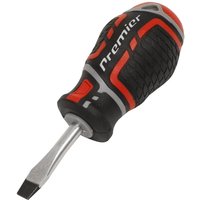 Sealey Gripmax Slotted Screwdriver 6mm 38mm Sealey Gripmax Slotted Screwdriver 6mm 38mm