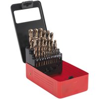 Sealey 25 Piece HSS-Co Drill Bit Set Sealey 25 Piece HSS-Co Drill Bit Set