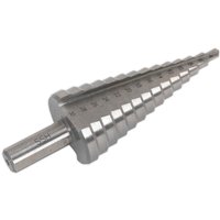 Sealey Double Fluted HSS M2 Step Drill Bit 4mm - 30mm Sealey Double Fluted HSS M2 Step Drill Bit 4mm - 30mm