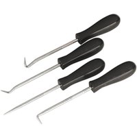 Sealey 4 Piece Mini Hook and Pick Set Sealey 4 Piece Mini Hook and Pick Set