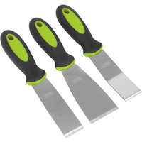 Sealey AK523 Rigid Blade Scraper Set with Hammer Cap 3pc