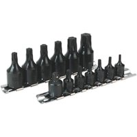 13 Piece Combination Drive Impact Torx Socket Bit Set