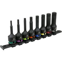 1 2" Drive Impact Spline Socket Bit Set