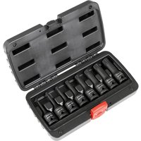 8 Piece 1 2" Drive Impact Spline Socket Bit Set