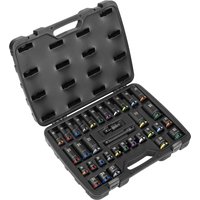 Sealey 34 Piece 1/2" Drive Colour Coded Impact Socket Set 1/2" Sealey 34 Piece 1/2" Drive Colour Coded Impact Socket Set 1/2"