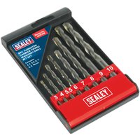 Sealey 8 Piece Masonry Drill Bit Set Sealey 8 Piece Masonry Drill Bit Set