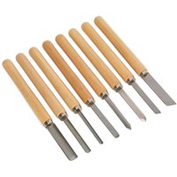 Sealey AK60/8 8 Piece Wood Turning Tool Set Sealey AK60/8 8 Piece Wood Turning Tool Set