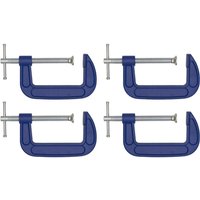 Sealey G Clamp Pack of 4 100mm 65mm Sealey G Clamp Pack of 4 100mm 65mm