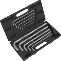 10 Piece Extra Long Jumbo Hexagon Allen Key Set Metric