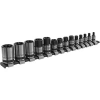 Sealey 14 Piece Black Series Combination Drive Torx Socket Set Combination Sealey 14 Piece Black Series Combination Drive Torx Socket Set Combination