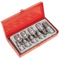Sealey 9 Piece 1/2" Drive Hexagon Socket Bit Set 1/2" Sealey 9 Piece 1/2" Drive Hexagon Socket Bit Set 1/2"