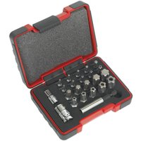23 Piece Combination Drive TRX P TRX TS Screwdriver Bit Set