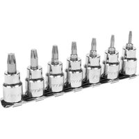 Sealey 7 Piece 3/8" Drive Lock On Torx Socket Bit Set 3/8" Sealey 7 Piece 3/8" Drive Lock On Torx Socket Bit Set 3/8"