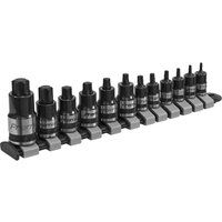 Sealey 12 Piece Black Series Stubby Torx Socket Bit Set Combination Sealey 12 Piece Black Series Stubby Torx Socket Bit Set Combination