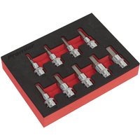 9 Piece 3 8" Drive Hex Socket Bit Set