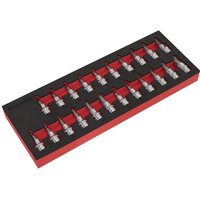 Sealey Torx/Hex/Spline Socket Bit Set 22Pc 3/8"Sq Drive Sealey Torx/Hex/Spline Socket Bit Set 22Pc 3/8"Sq Drive