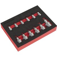 12 Piece Combination Drive Stubby Torx Socket Bit Set