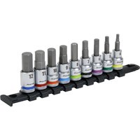 3 8" Drive Coded Hexagon Socket Bit Set