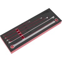Premier 5 Piece Extra Long Ring Spanner Set Foam Tray