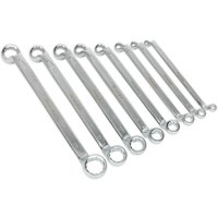 Sealey 8 Piece Offset Double Ring Spanner Set Sealey 8 Piece Offset Double Ring Spanner Set
