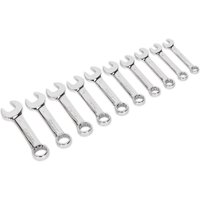 10 Piece Short Combination Spanner Set Metric