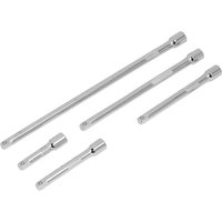 5 Piece 1 4" Drive Socket Extension Bar Set