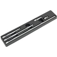 Sealey 5 Piece 3/8" Drive Socket Extension Bar Set 3/8" Sealey 5 Piece 3/8" Drive Socket Extension Bar Set 3/8"