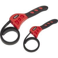 Sealey 2 Piece Strap Wrench Set Sealey 2 Piece Strap Wrench Set