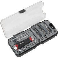 Sealey 38 Piece Fine Tooth Ratchet Screwdriver Accessory Set Sealey 38 Piece Fine Tooth Ratchet Screwdriver Accessory Set