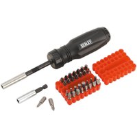 Sealey 33 Piece Gearless Ratchet Screwdriver Set Sealey 33 Piece Gearless Ratchet Screwdriver Set