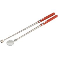 Sealey 2 Piece Telescopic Pick Up and Inspection Mirror Tool Kit Sealey 2 Piece Telescopic Pick Up and Inspection Mirror Tool Kit